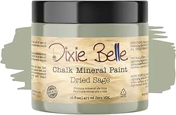 Dixie Belle Paint Chalk Finish Furniture Paint Dried Sage 16oz by Dixie Belle Paint - American Made