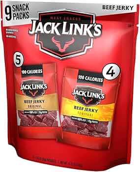 Jack Link's Beef Jerky, Sweet & Hot - 9 oz Bag by Jack Link's - American Made