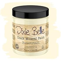 Dixie Belle Paint Chalk Finish Furniture Paint Buttercream 8oz by Dixie Belle Paint - American Made