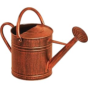 Panacea Products 2-Gallon Embossed Watering Can, Dark Copper by Panacea Products - American Made