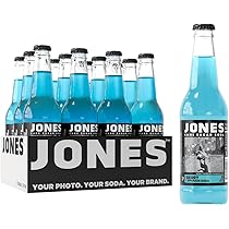 Jones Soda Green Apple Soda — 12 oz Glass Bottles 12-Pack by Jones Soda - American Made