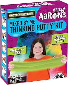 Crazy Aaron's Thinking Putty DIY Special Effects Kit with 6 Putties by Crazy Aaron's - American Made