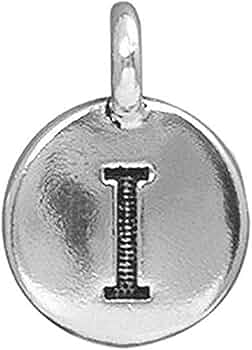 TierraCast Charm Letter I Beads Antique Silver by TierraCast - American Made