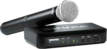 Shure BLX24/SM58 Wireless Microphone System by Shure - American Made