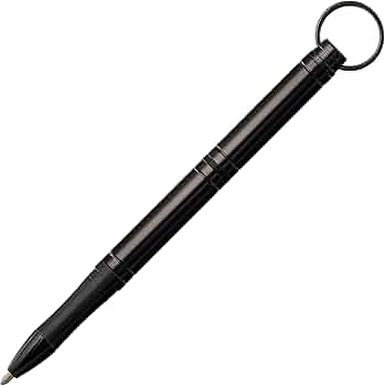 Fisher Space Pen Backpacker BP Black Anodized Aluminum with Key Ring by Fisher Space Pen - American Made