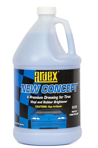 Ardex New Concept Tire & Trim Shine - Vinyl, Dash, Seat, Plastic & Rubber Dressing, 1 Gal by Ardex - American Made
