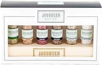 Jacobsen Salt Co. 6-Vial Infused Salt Gift Set by Jacobsen Salt Co. - American Made
