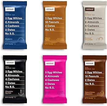 RXBAR Whole Food Protein Bar Variety Pack 12 Count by RXBAR - American Made