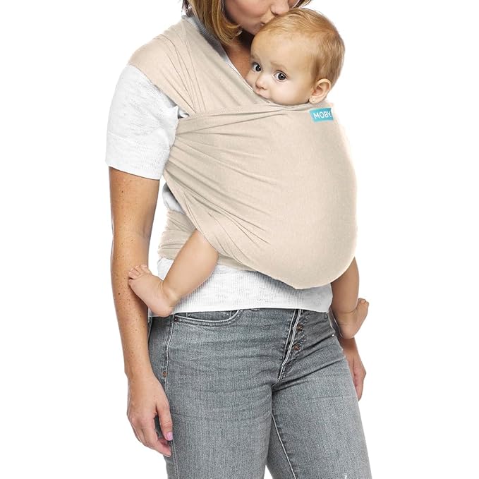 Moby Wrap Evolution Baby Carrier Charcoal by Moby Wrap - American Made