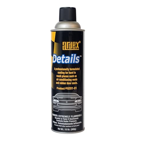 Ardex Details 6201 Professional Interior Aerosol Dressing, Car Detailing Kit Interior Cleaner for Hard-to-Reac by Ardex - American Made