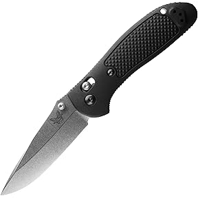 Benchmade 551-1 Griptilian CPM-20CV Satin Drop-Point Gray G10 by Benchmade - American Made