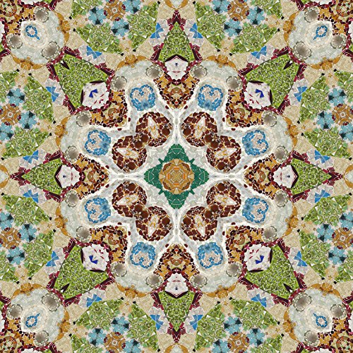 4 inch Art Deco Repeating Pattern Ceramic Tile 4.25 x Repeat Kitchen Bath Interior Design by Images In Tile USA - American Made