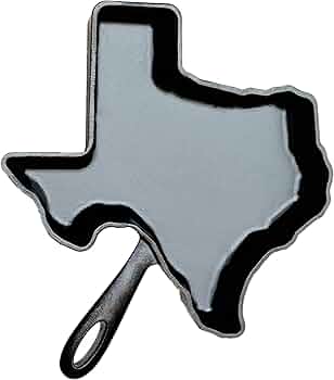 American Skillet Company Art of the State Texas Pre-Seasoned Cast Iron Skillet by American Skillet Company - American Made