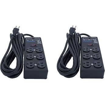Furman SS6B 6-Outlet Power Strip Surge Protector by Furman Power - American Made