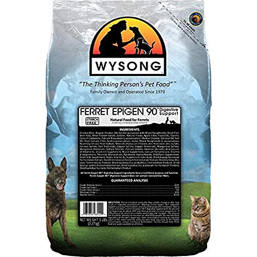 Wysong Ferret Epigen 90 Digestive Support Dry Ferret Food, 5 lb by Wysong - American Made