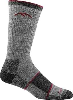 Darn Tough Vermont Hiker Boot Full Cushion Midweight Hiking Socks Charcoal Large by Darn Tough Vermont - American Made