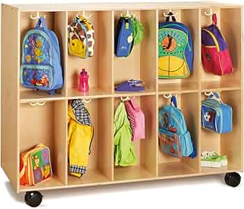 Jonti-Craft 20 Section Mobile Backpack Cubbie by Jonti-Craft - American Made