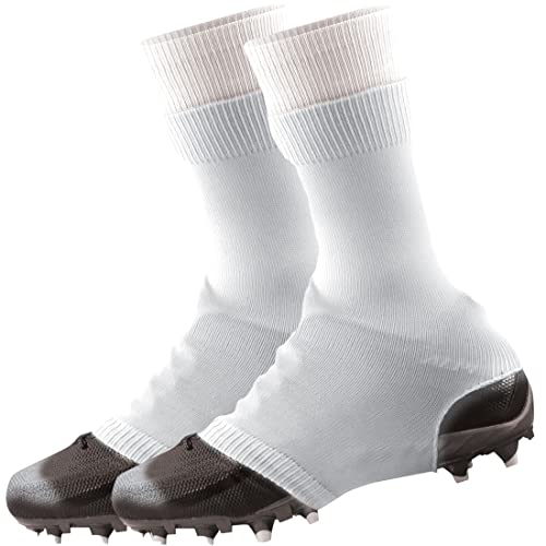 TCK Football Spat Cleat Covers (White, Large) by TCK - American Made