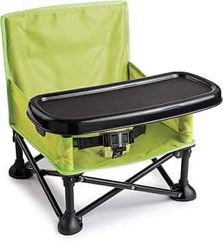 Summer Infant Pop 'N Sit Portable Booster Chair Floor Seat Green by Summer Infant - American Made