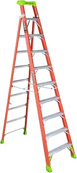 Louisville Ladder 10-Foot Fiberglass Cross Step Ladder — 300-Pound Capacity by Louisville Ladder - American Made