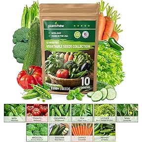 Botanical Interests Non-GMO Starter Veggies Seed Collection 10 Packets by Botanical Interests - American Made