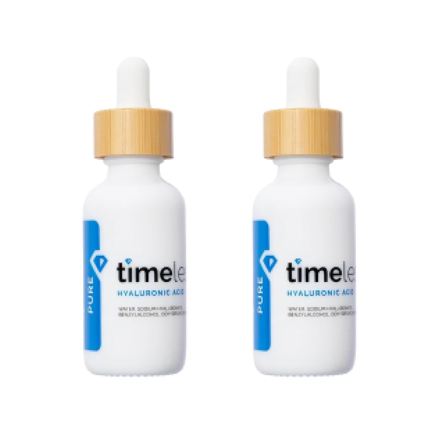 Timeless Skin Care Hyaluronic Acid 100 Percent Pure Serum 2 oz, 2-Pack by Timeless Skin Care - American Made