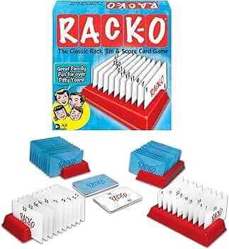 Winning Moves Rack-O Retro Card Game by Ideal Toy Company - American Made