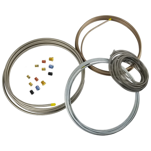 Inline Tube 3/8 inch Tubing 25ft Coil OE Steel by Inline Tube - American Made