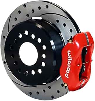 Wilwood Rear Disc Brake Kit with Drilled Rotors and Dynalite Calipers by Wilwood - American Made