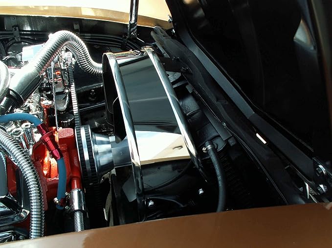 American Car Craft 1972 C3 Corvette Engine Fan Shroud Cover Trim Kit by American Car Craft - American Made