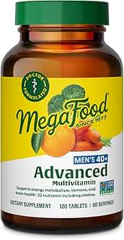 MegaFood Men's 40+ Advanced Multivitamin 120 Tablets by MegaFood - American Made