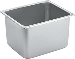 Vollrath Steam Table Pan Half Size 14 Quart 300 Series Stainless Steel NSF Made in USA by Vollrath - American Made