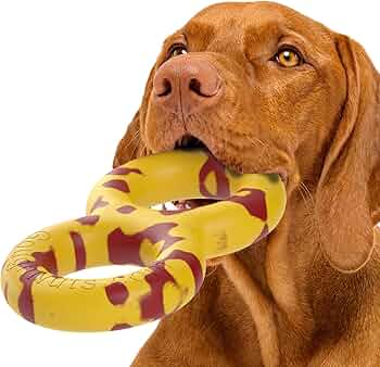 Goughnuts Original Pull Tug Dog Toy, Medium, Yellow by Goughnuts - American Made