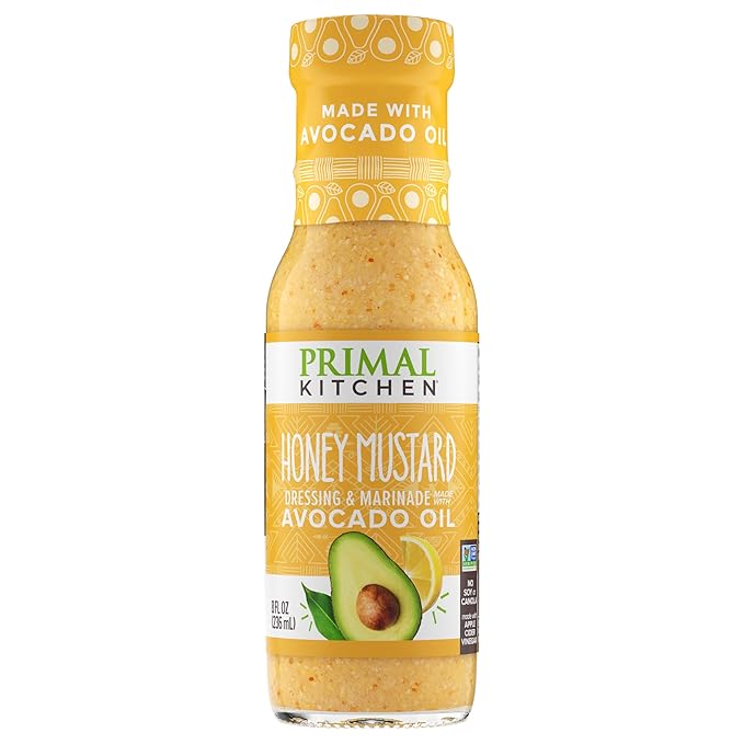 Primal Kitchen Honey Mustard Vinaigrette Dressing 8 oz by Primal Kitchen - American Made