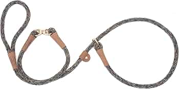 Mendota Pet Swivel Slip Leash Gray 1/2in x 6ft by Mendota Products - American Made