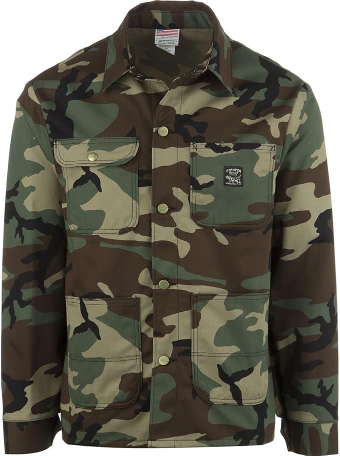 Pointer Brand Woodland Camo Chore Coat Men's by Pointer Brand - American Made