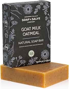 Chagrin Valley Oatmeal Honey Goat Milk Soap Bar 5.6 oz by Chagrin Valley Soap and Salve - American Made