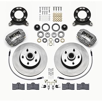 Wilwood Front Disc Brake Kit — 4 Piston Dynalite-M Calipers, 67-69 Camaro by Wilwood - American Made