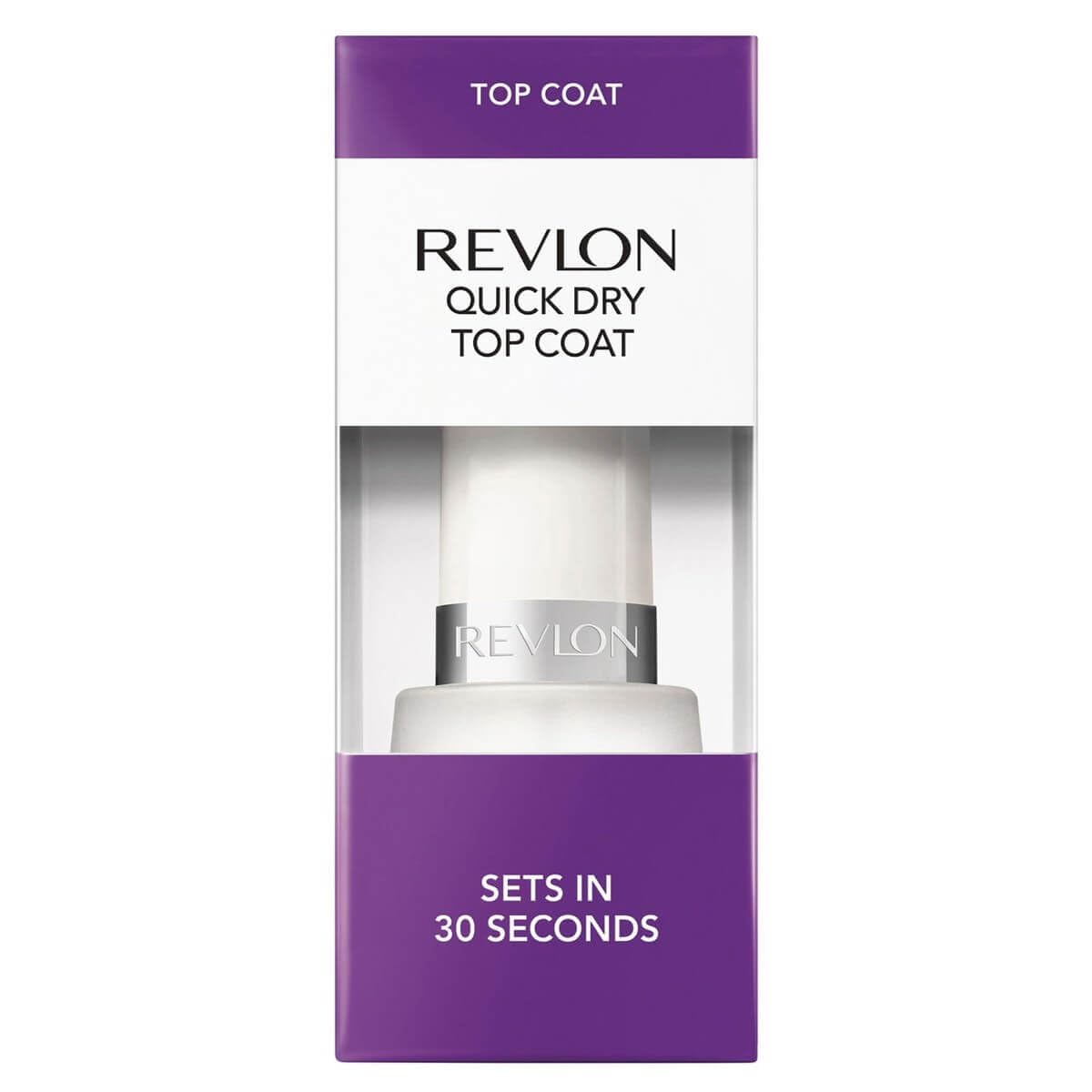 Revlon Top Coat Nail Polish Quick Dry Clear 0.5oz by Revlon - American Made