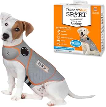 ThunderShirt for Dogs Small Platinum Sport Anxiety Vest by Thundershirt - American Made