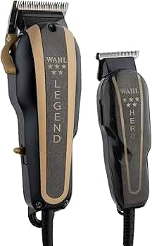 Wahl Professional 5 Star Barber Combo Legend Clipper and Hero Trimmer by Wahl - American Made