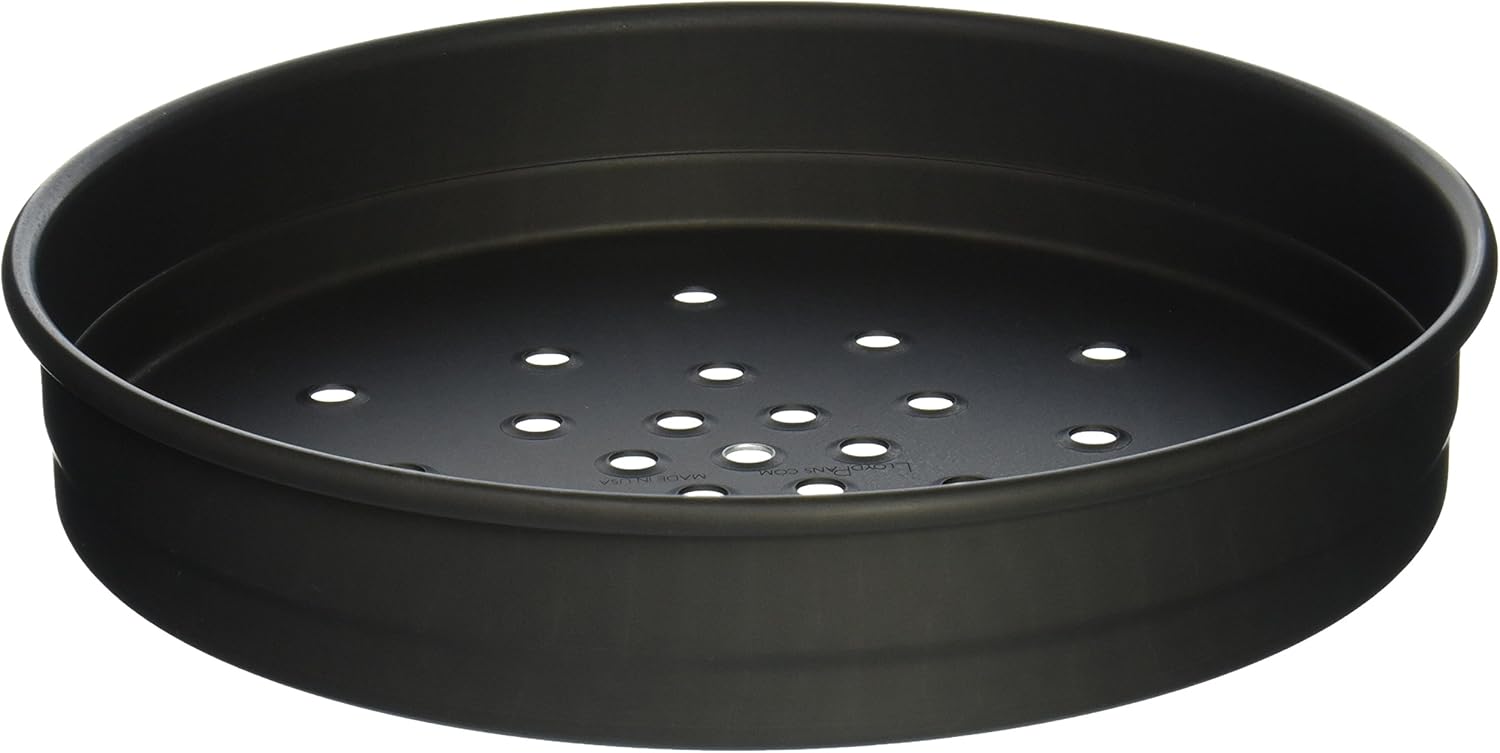 LloydPans 12 Inch Perforated Deep Dish Pizza Pan by LloydPans - American Made