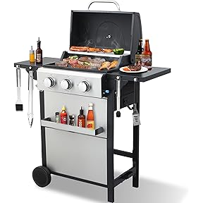 Char-Broil Classic Series 3-Burner Gas Grill with Side Burner by Char-Broil - American Made