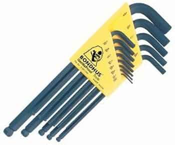 Bondhus 10937 13-Piece SAE Ball End Hex Wrench Set by Bondhus - American Made
