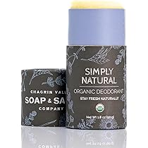 Chagrin Valley Organic Natural Deodorant Natural Scent by Chagrin Valley Soap and Salve - American Made