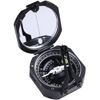 Brunton Axis Transit, Azimuth 0-360, Professional Geological Compass by Brunton - American Made