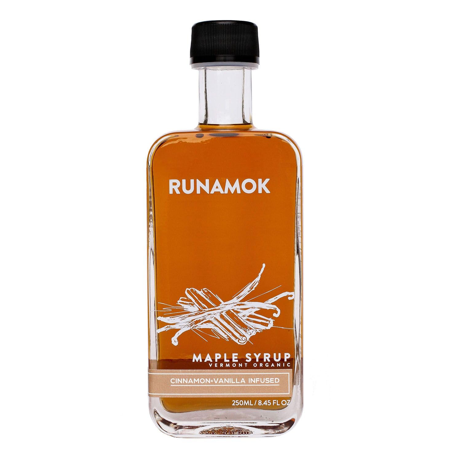 Runamok Maple Cinnamon-Vanilla Infused Maple Syrup 8.45 oz by Runamok Maple - American Made