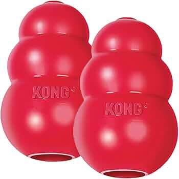 KONG Classic Dog Toy Large Red 2-Pack by KONG - American Made