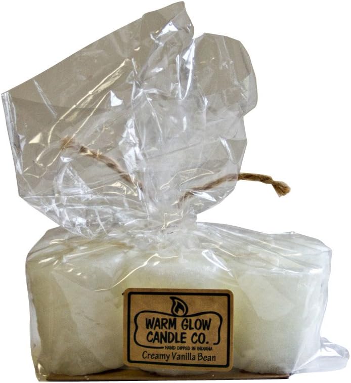 Warm Glow Candle Company Creamy Vanilla Bean 6 Pack Votive Candles by Warm Glow Candle - American Made