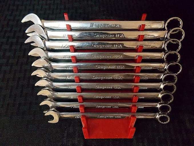 Snap-on 10-Piece 12-Point Metric Combination Wrench Set SOEXM710 by Snap-on - American Made